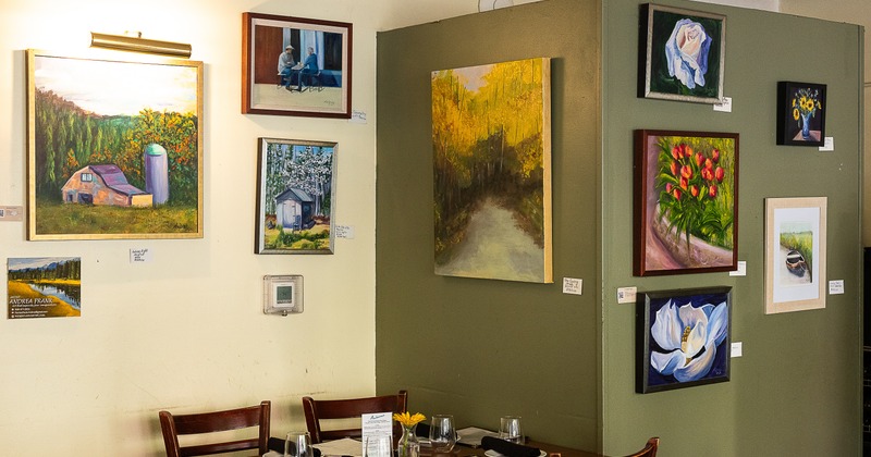 Interior,  corner table