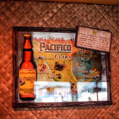 Pacifico beer wall art