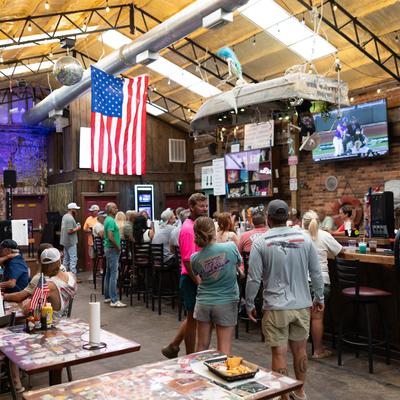 Lots of people at the venue.