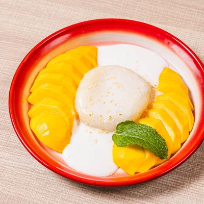 Mango sticky rice.