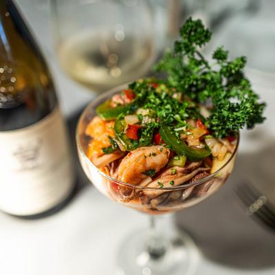 Full Experience   Ceviche top view.