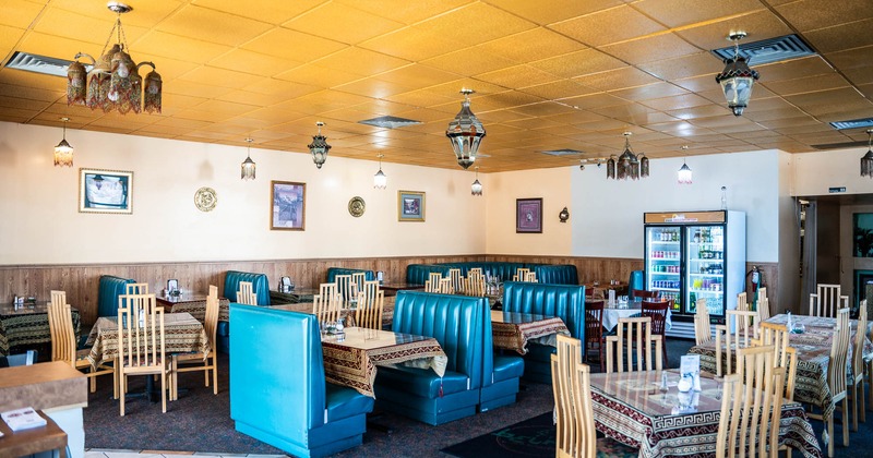 Interior, dining area