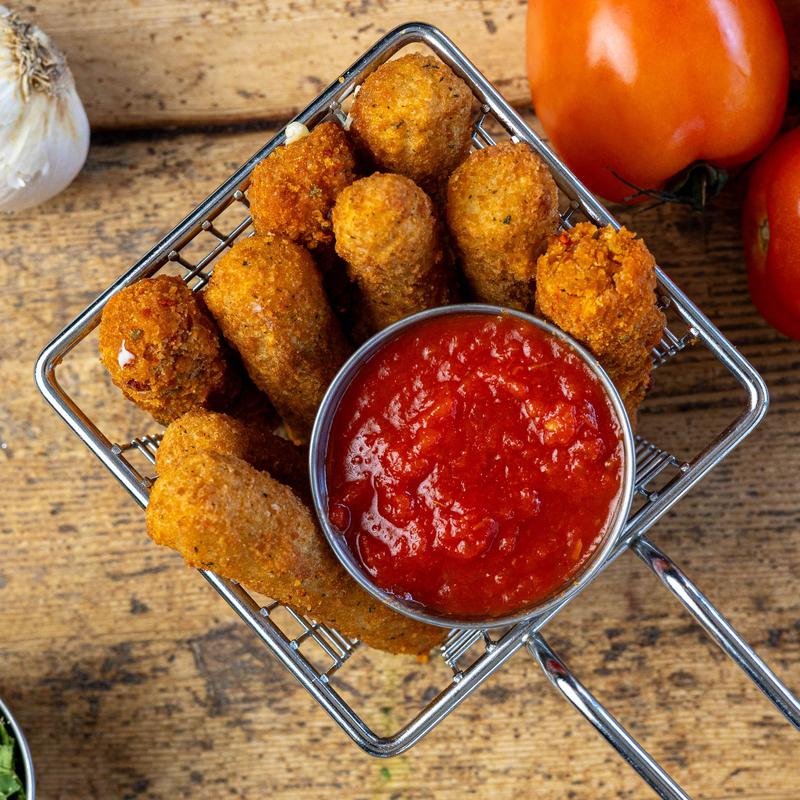 menu item 13 of 42, BREADED MOZZARELLA STICKS