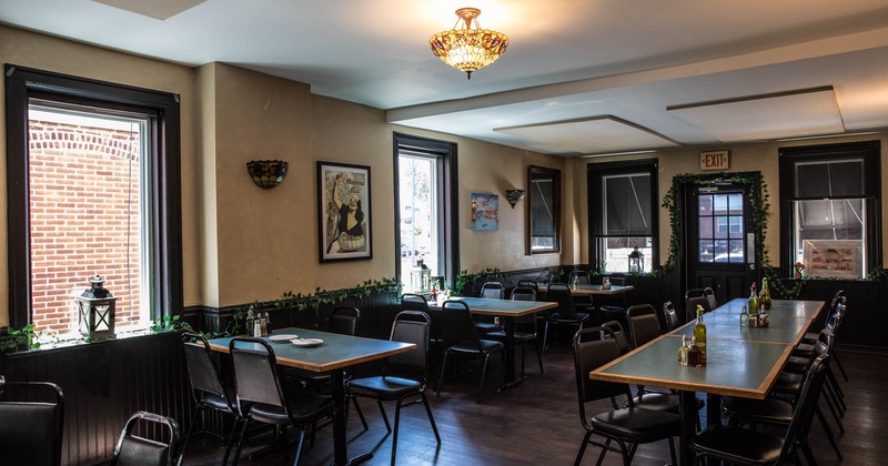 Interior, seating area