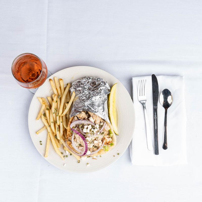 Chicken, Beef, or Pork Souvlaki Wrap photo