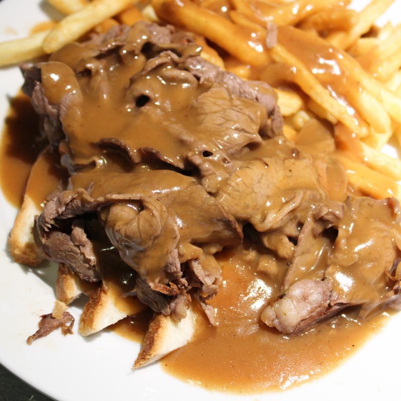 Hot Open Roast Beef Sandwich photo