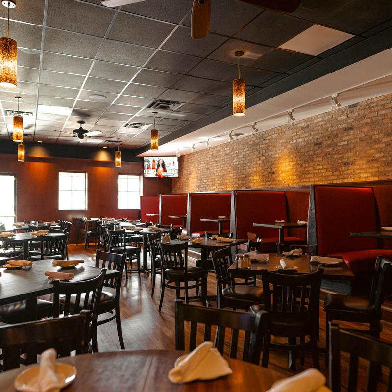 Interior, dining area