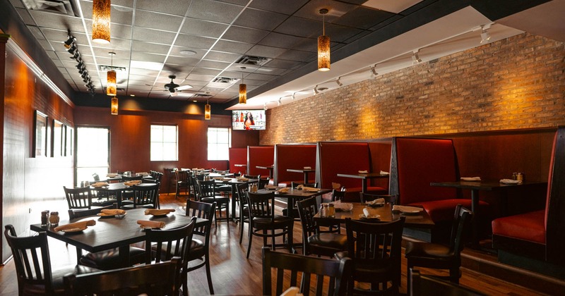 Interior, dining area