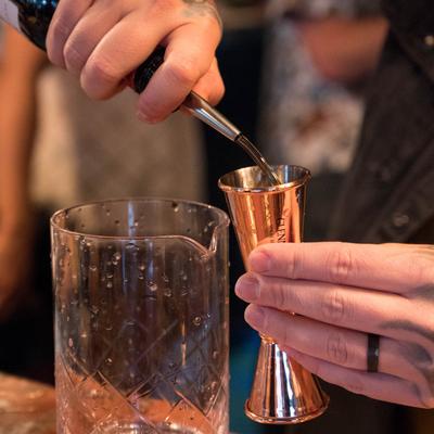 Cocktail preparation.