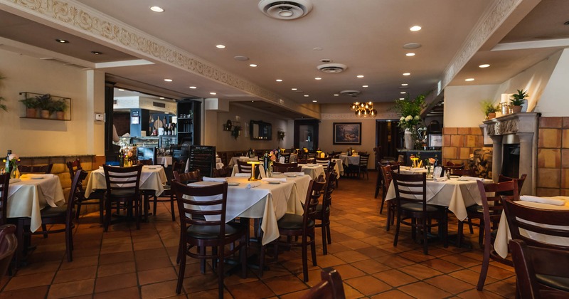 Restaurant Interior, dining area