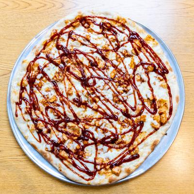 BBQ Chicken Pizza.