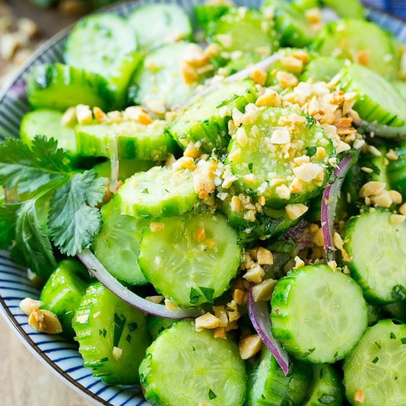 Cucumber salad photo