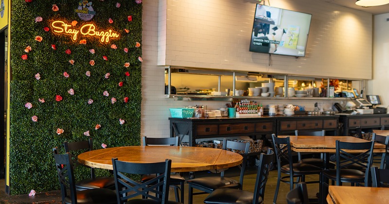 Interior, dining area