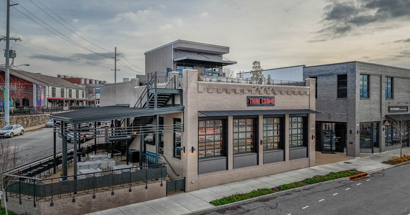 Exterior, view of the restaurant, covered patio