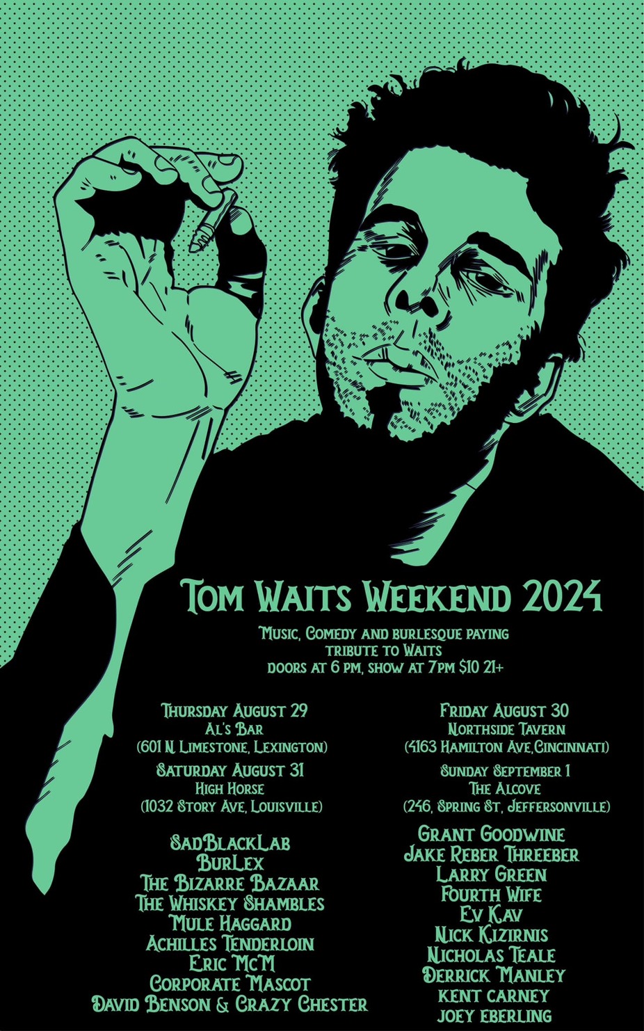 Tom Waits Weekend 2024 event photo