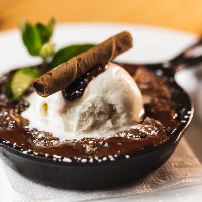 Oatmeal Chocolate Chip Cookie Dough Skillet photo