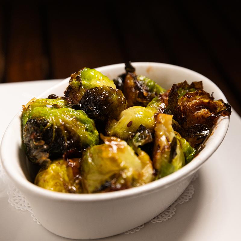 Spicy Garlic Brussels Sprouts (GF, DF, V) photo