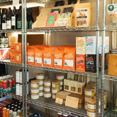 Various products for sale.