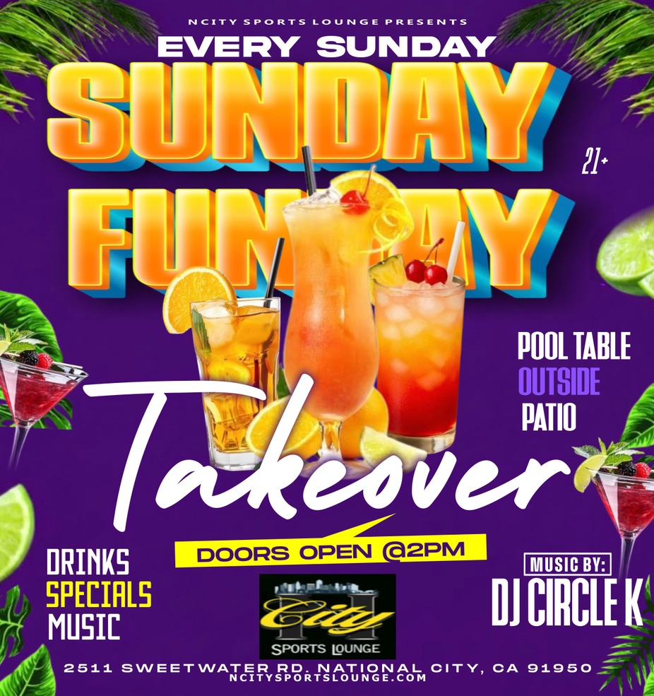 SUNDAY FUNDAY DAY PARTY MUSIC BY DJ CIRCLE K!!! event photo