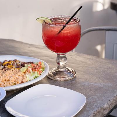 Red Margarita cocktail.