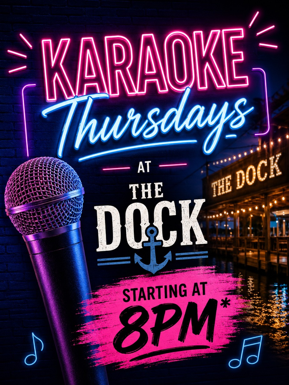 🎤 Karaoke Thursdays at The Dock 🎶 event photo