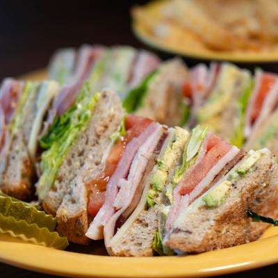 Turkey Club Sandwiches.