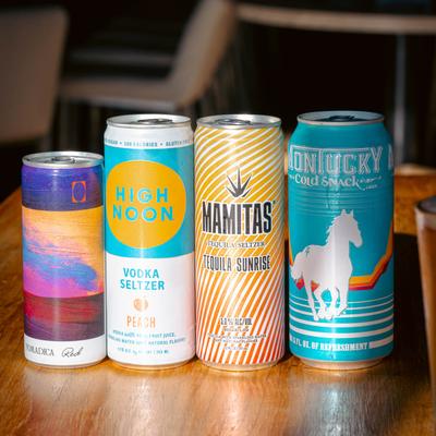 Cocktails in cans.