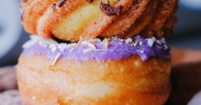 Stack of our flagship donuts