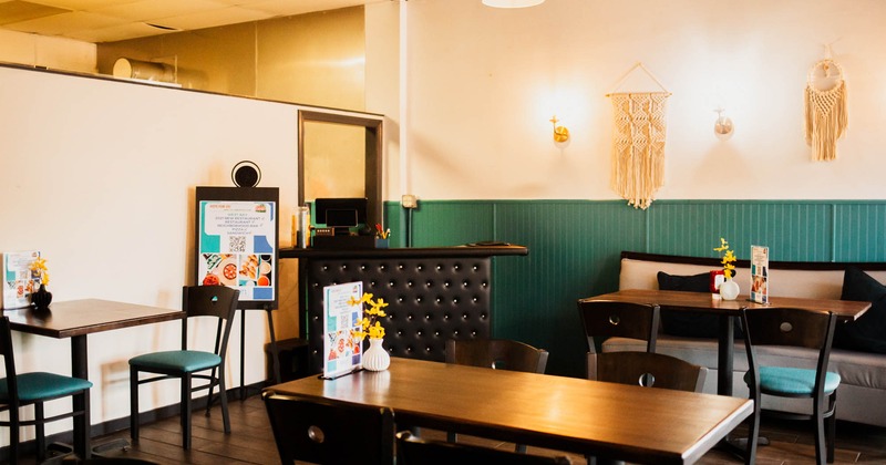 Interior, dining area