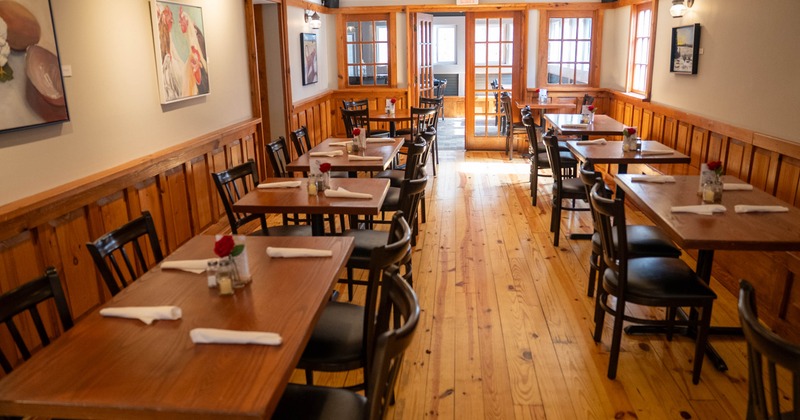 Interior seating area