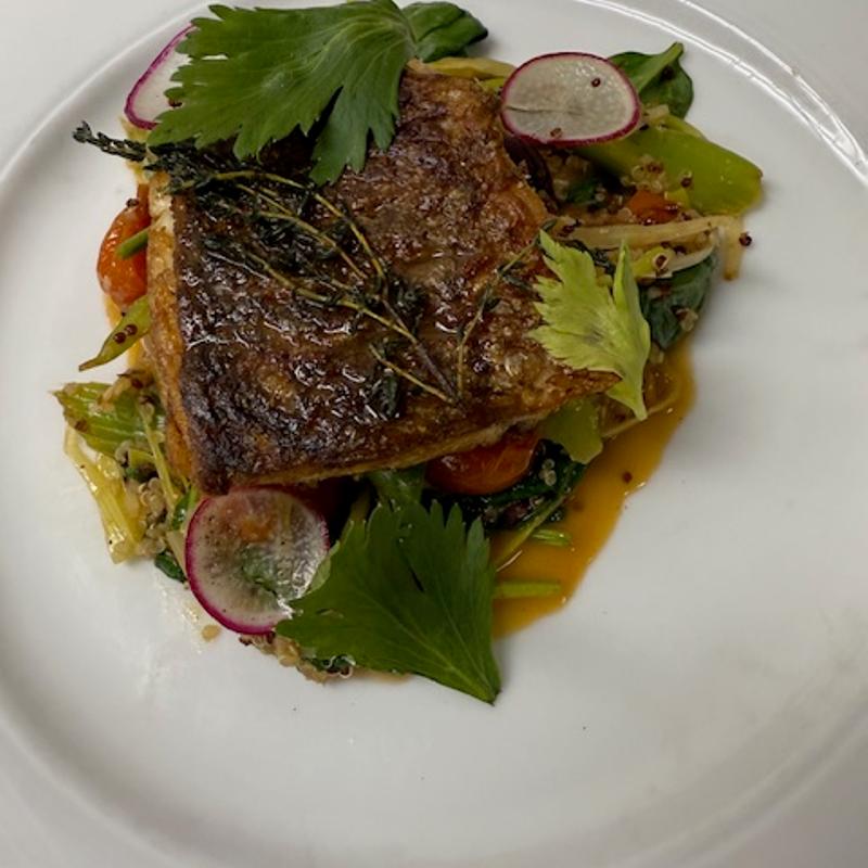 3hr Citrus Cured Pan-Seared Red Fish photo