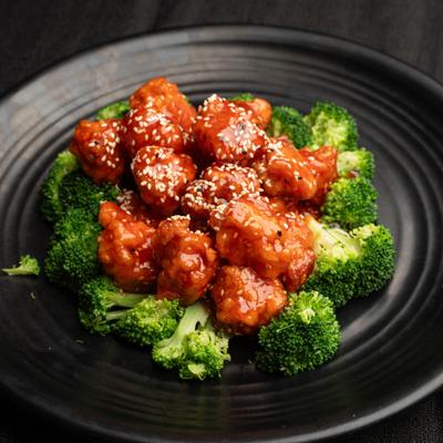 Sesame chicken.