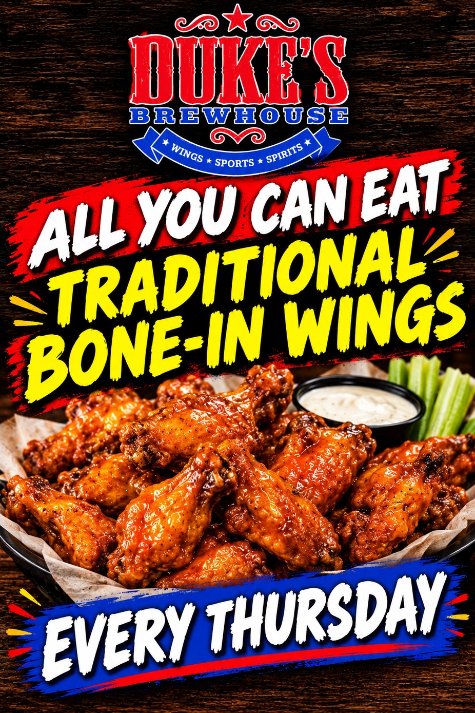 AYCE Bone-In Wings event photo
