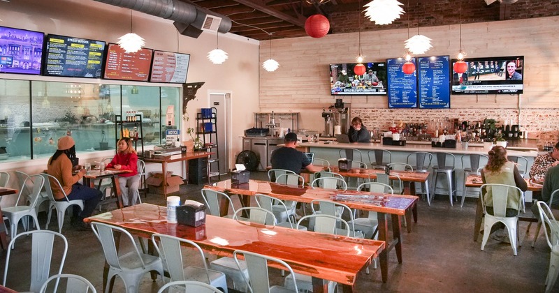 Interior, main dining area