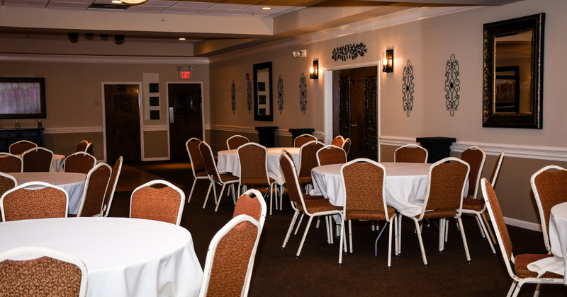 Tables ready for guests