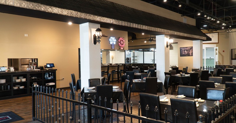 Interior, dining area