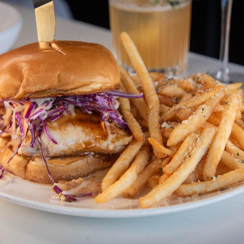 APPLE-GLAZED CHICKEN SANDWICH photo