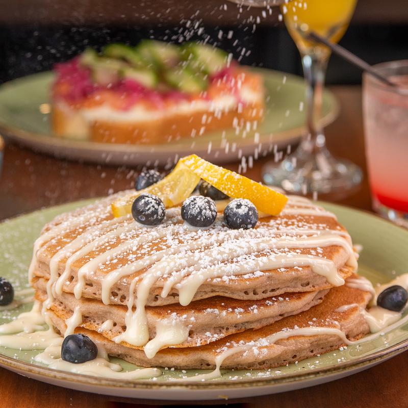 menu item 4 of 11, Lemon Blueberry Pancakes