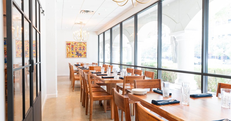 Interior, dining area