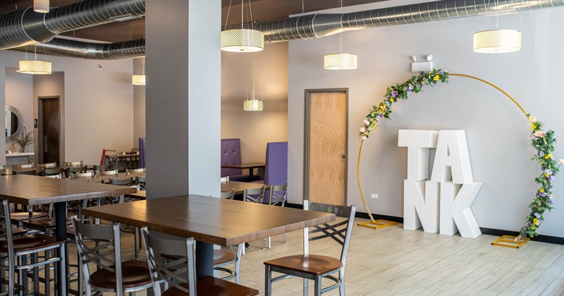 Interior, dining area
