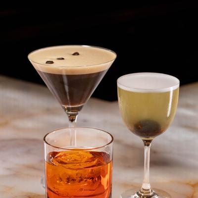 Three different cocktails.