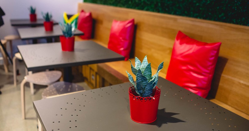 Interior seating space