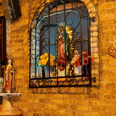 Restaurant interior, decorations