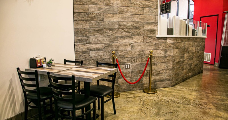 Interior, dining area