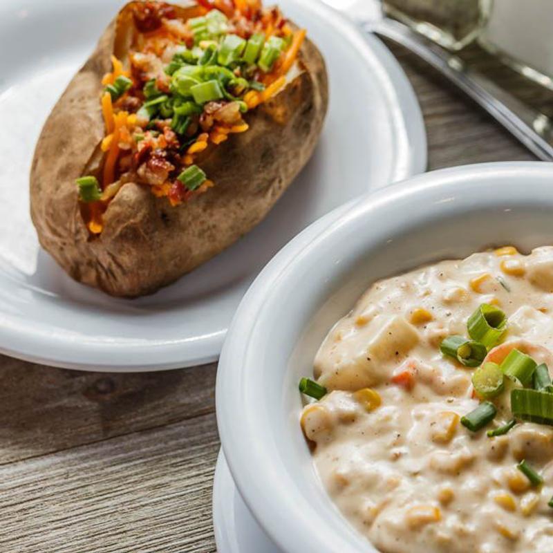 Soup & Baked Potato photo
