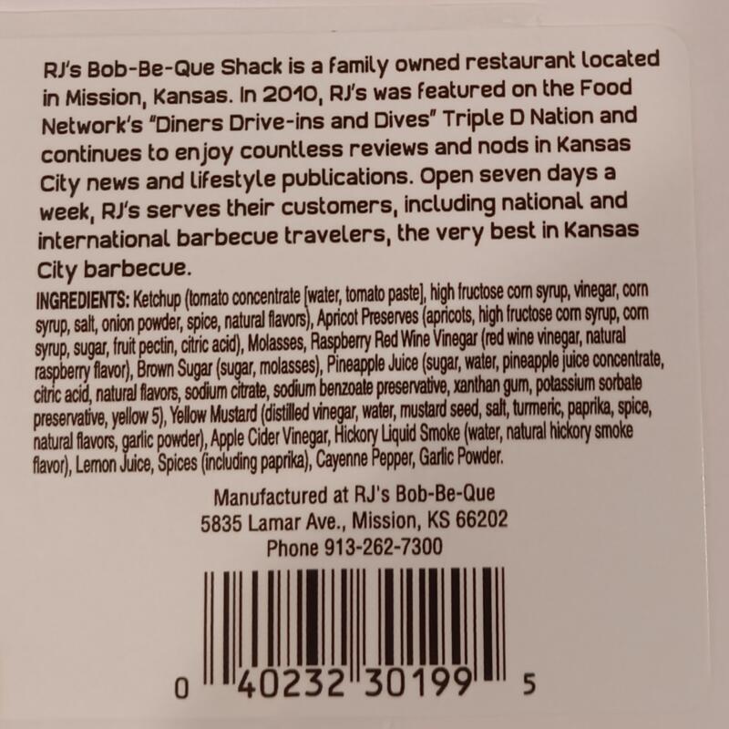 menu item 89 of 92, Ingredients List