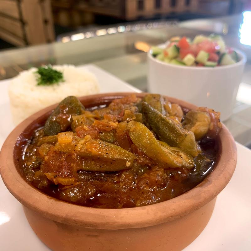 menu item 36 of 38, 'Bamia Stew' Dinner Special