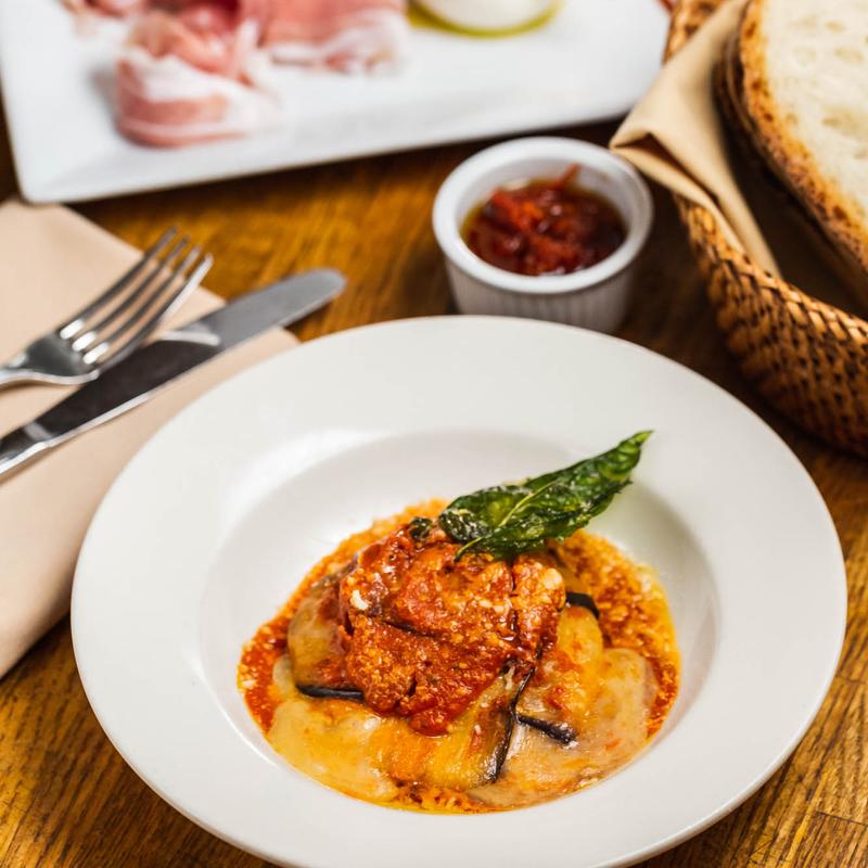 Timballo di melanzane photo