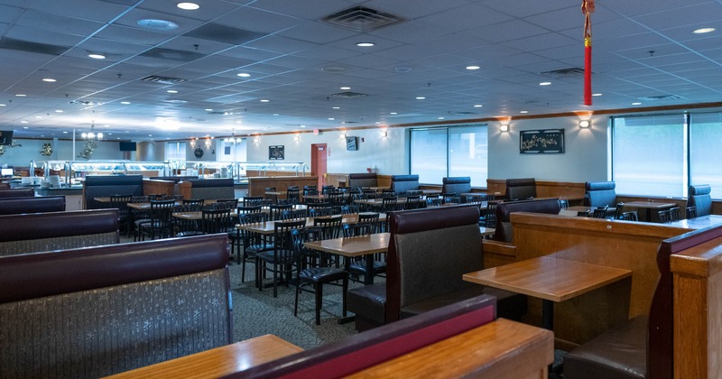 Interior, dining area