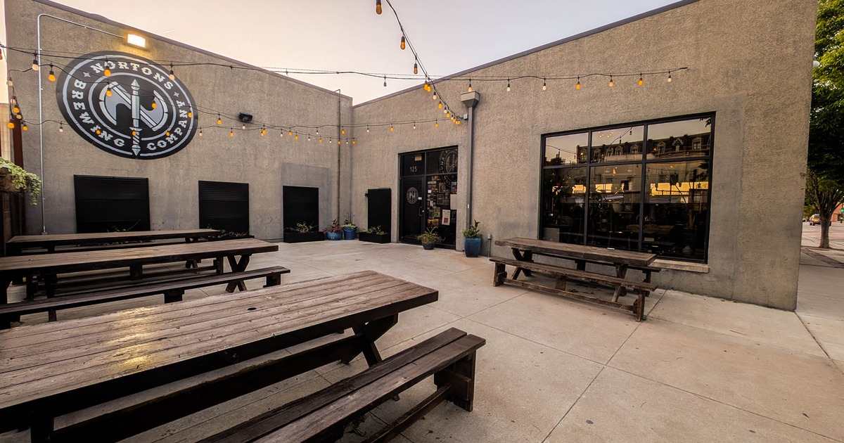 Exterior, tables and benches